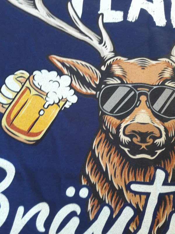 Blaues T-Shirt Team Bräutigam JGA