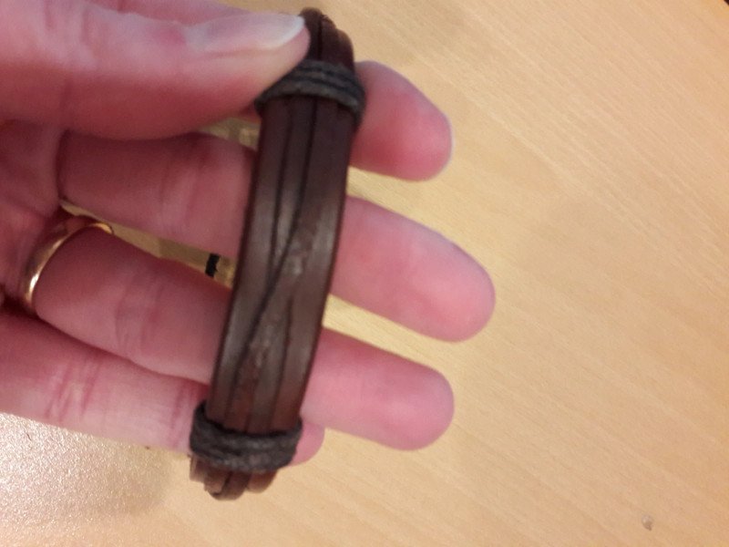 braunes surfer Lederarmband
