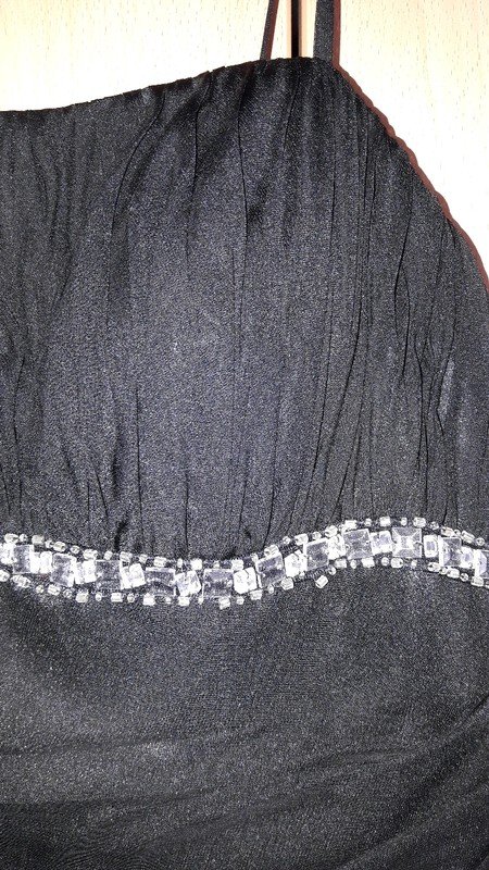 Chiffon Abendkleid in schwarz von Miranda Modelle Hochzeit