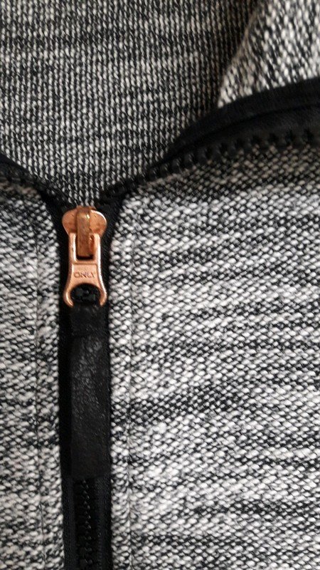 Sweat Jacke von Only graumeliert