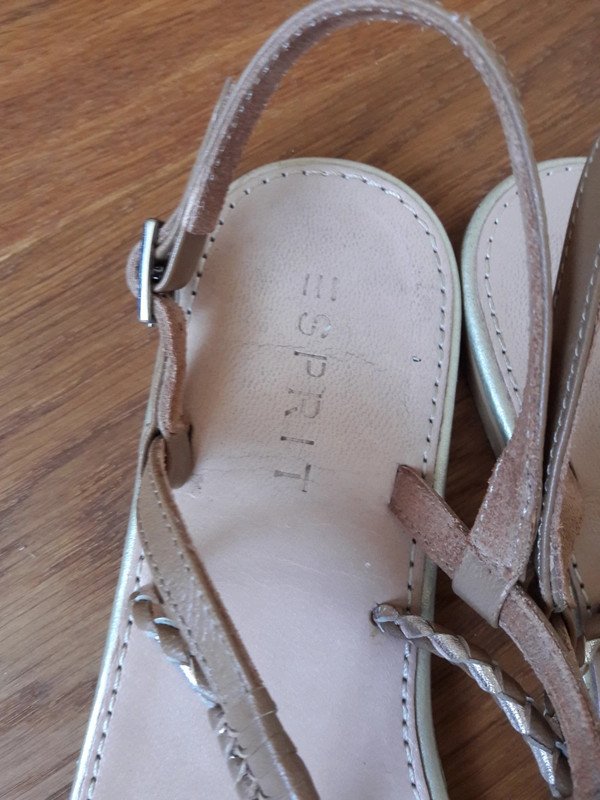 Leder Sandalen braun von Esprit