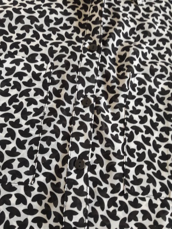 Chiffon Bluse mit Muster von Ann Christine