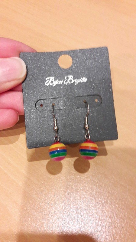 Bunte Perlenohrhänger von Bijou Brigitte