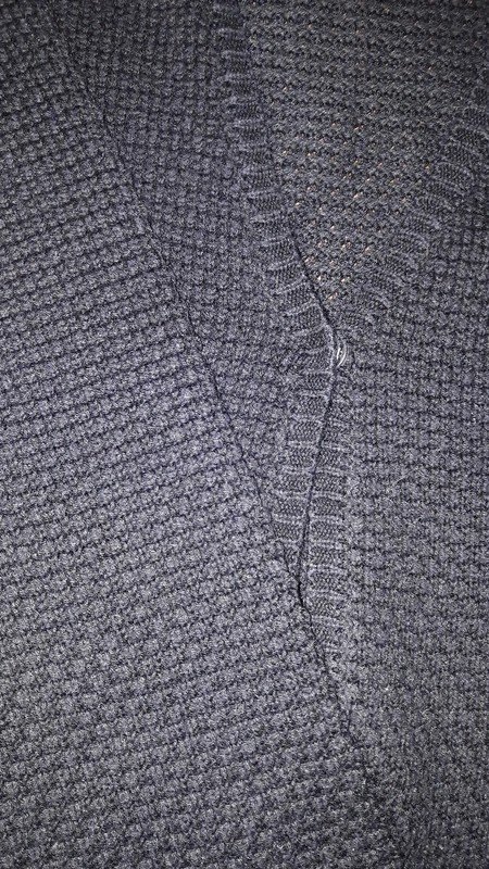 Oversized Stickjacke schwarz von Monari Italia
