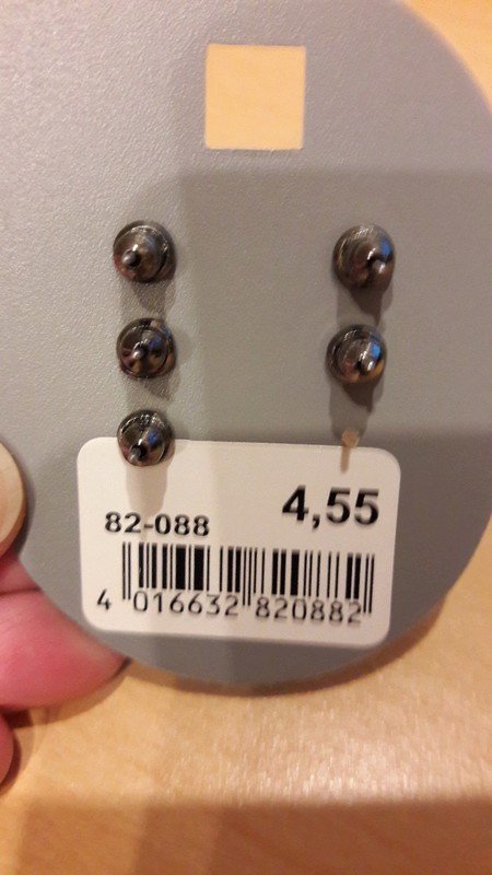 3er Set Glitzer Ohrstecker von SIX boho ethno
