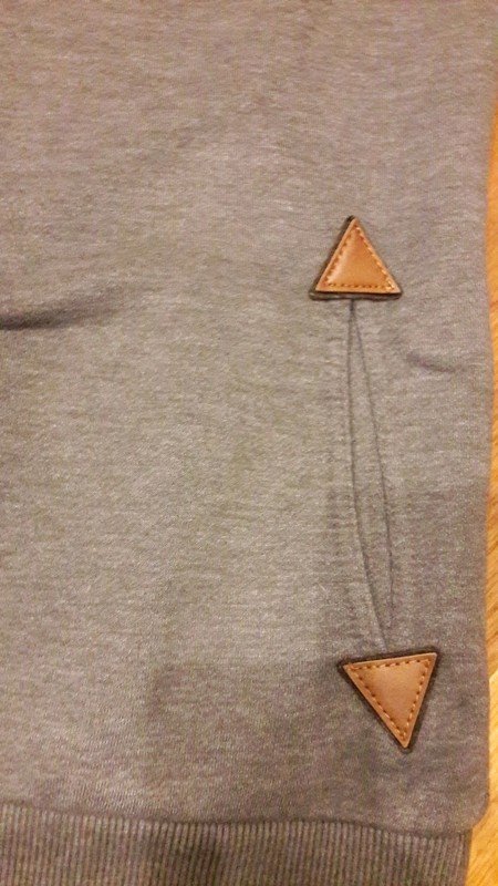 Naketano Sweatpulli grau-braun Darth