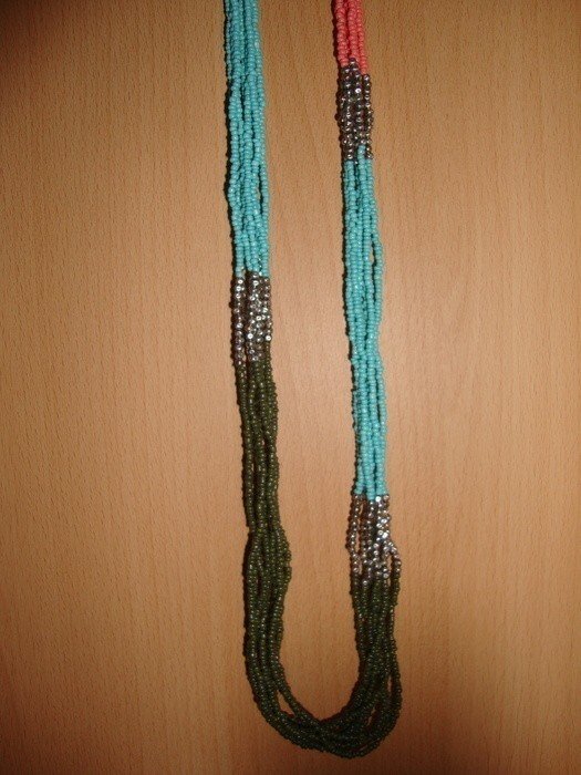 Bunte Perlenkette von StreetOne Surfer Boho Ethno