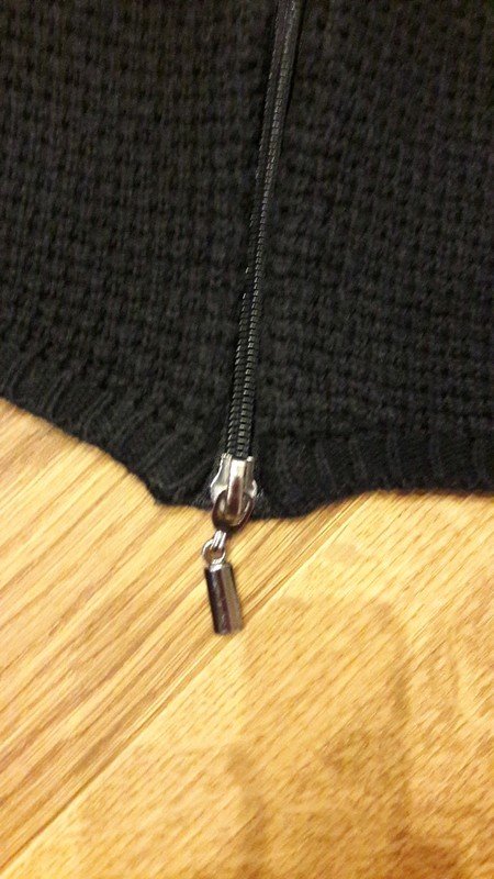 Oversized Stickjacke schwarz von Monari Italia