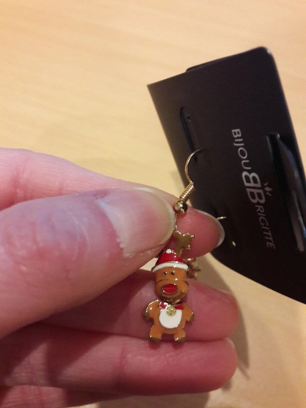 Ohrringe Weihnachten Elch von Bijou Brigitte