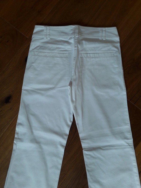 weiße Stoffhose von H&M