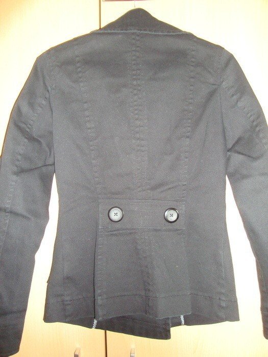 Trenchcoat Sommerjacke schwarz H&M