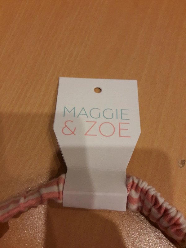 Stirnband rosa weiß von Maggie & Zoe