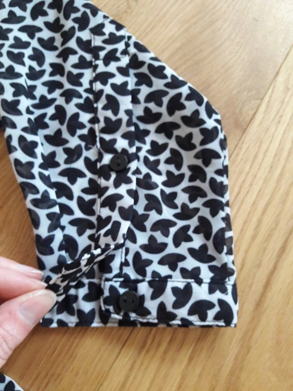 Chiffon Bluse mit Muster von Ann Christine