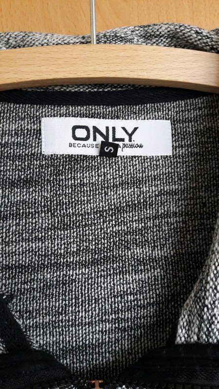 Sweat Jacke von Only graumeliert