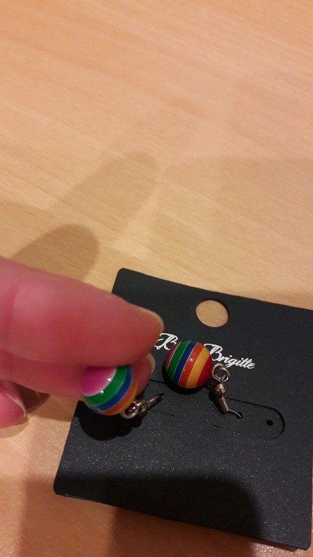 Bunte Perlenohrhänger von Bijou Brigitte