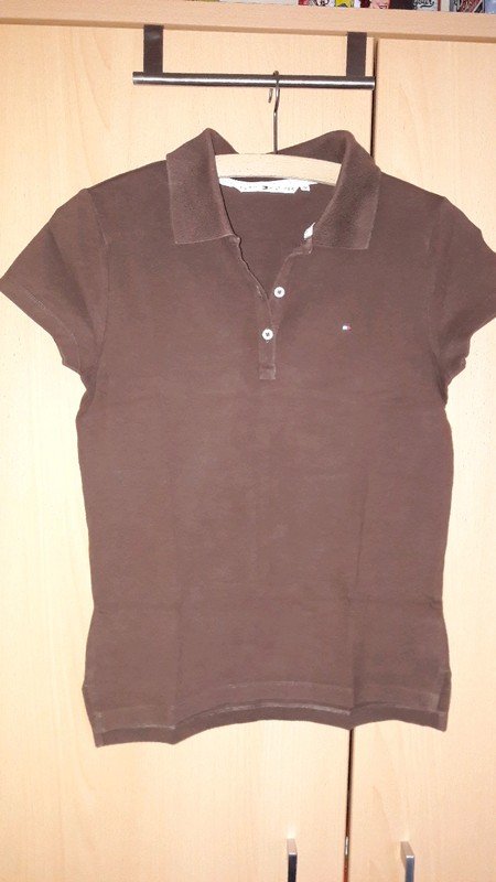 Poloshirt in braun von Tommy Hilfiger