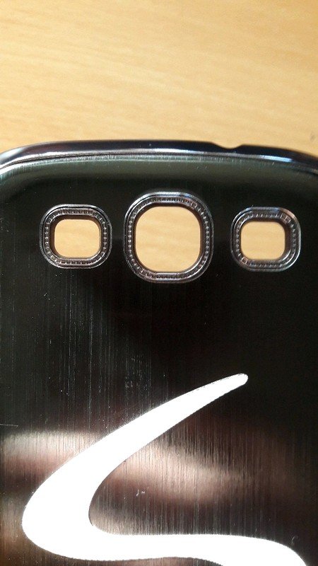 Handycase Samsung S3 schwarz silber
