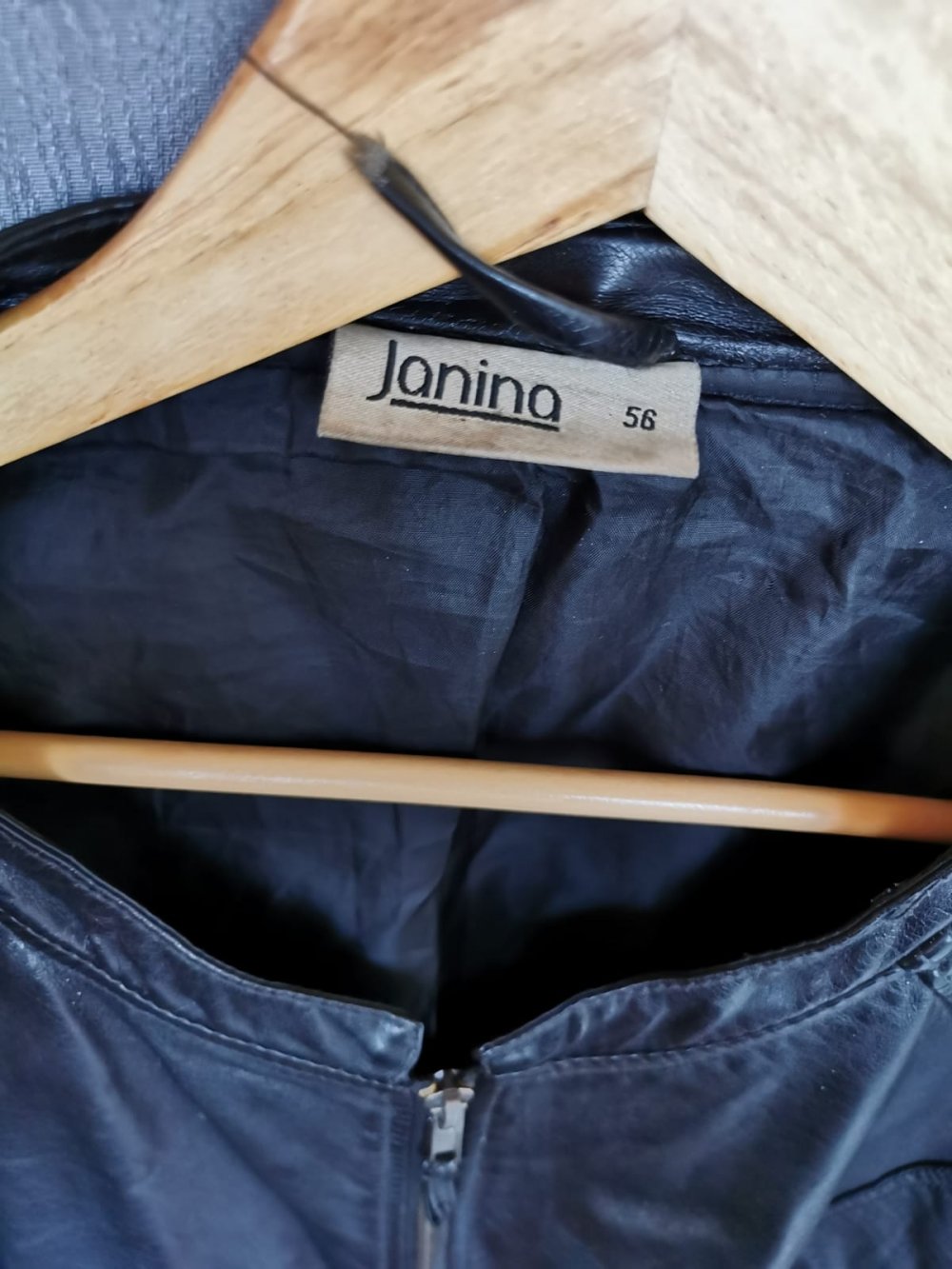 Lederjacke Herren Kunstleder Janina Gr. XL