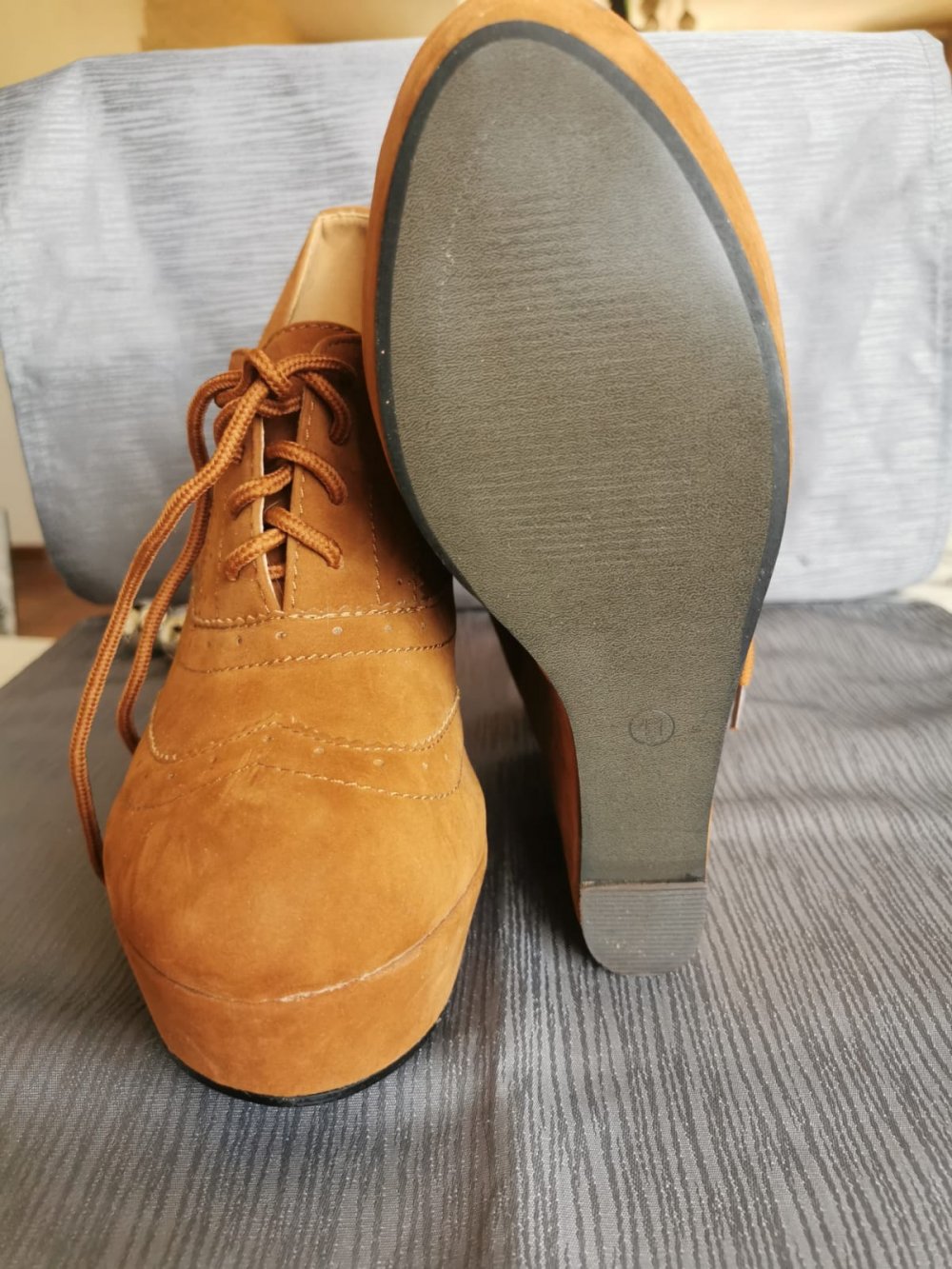 Ankle Boots (Keilabsatz) Gr.41 Budapester Stil