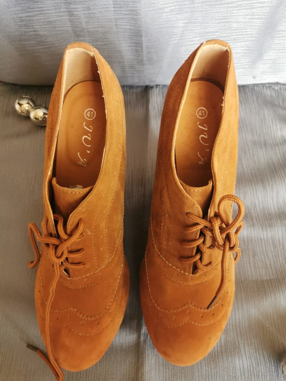 Ankle Boots (Keilabsatz) Gr.41 Budapester Stil