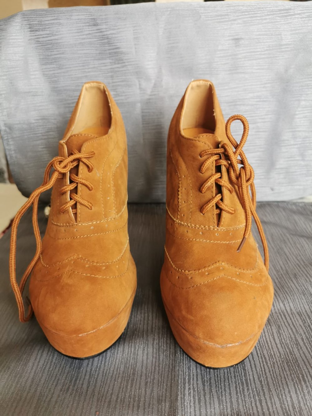 Ankle Boots (Keilabsatz) Gr.41 Budapester Stil