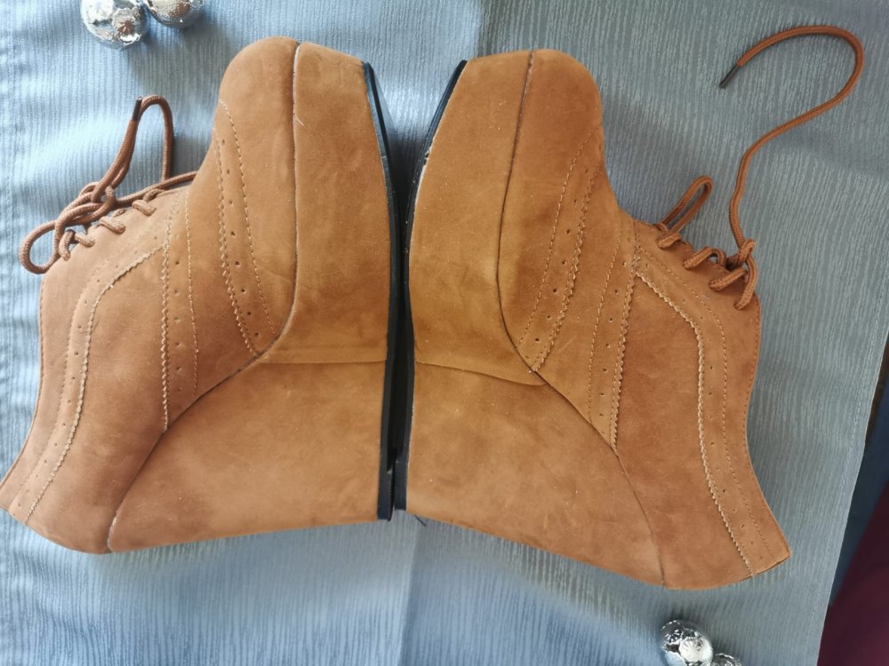 Ankle Boots (Keilabsatz) Gr.41 Budapester Stil