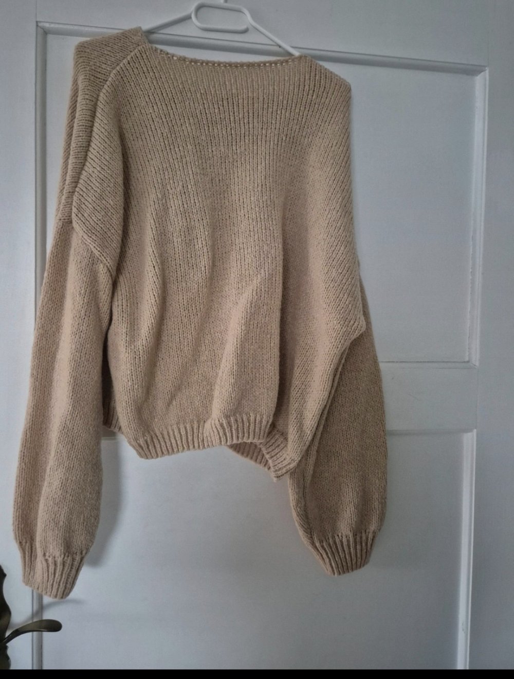 Schleifen Jacke Beige braun Einheitsgröße passt bis zu einer XL