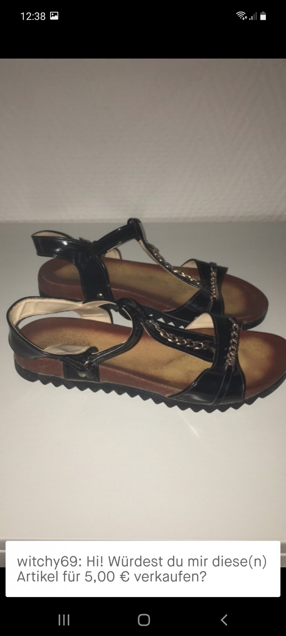 Sandalen, Größe 38