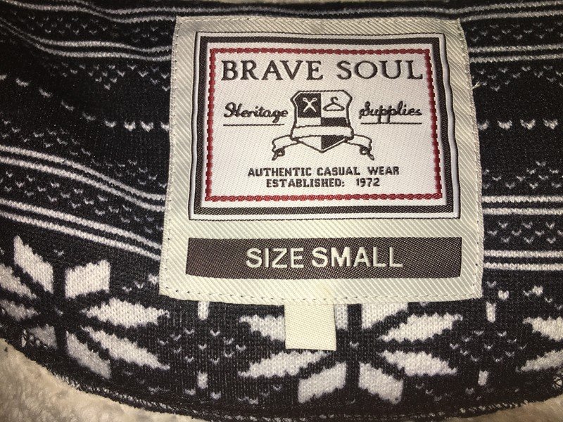 Weiche Norweger Kapuzensweatjacke mit Teddyfutter