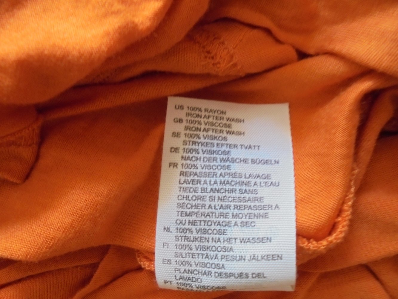 Leichtes Shirt, H&M, Orange, Gr. S