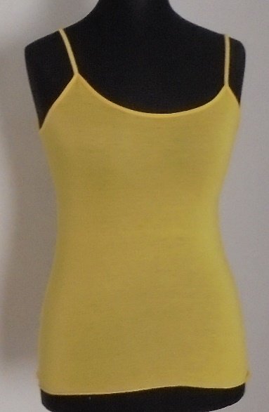 2 tlg. Set, Top & Shirt, Gelb, Einheitsgröße, Made in Italy