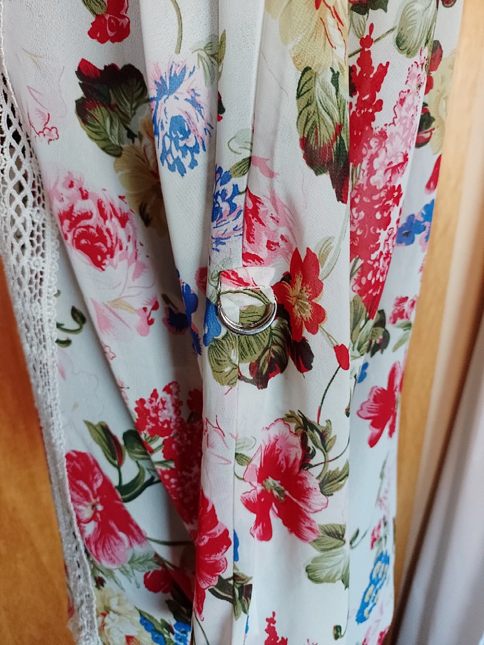 Ausgefallene Bluse mit Blumenmotiv, by Citta, ca. Gr. 38