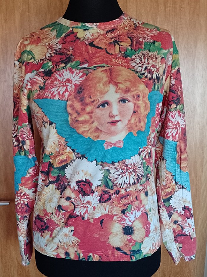 Seltenes Langarmhirt von Cowboy & Angels, Gr. M
