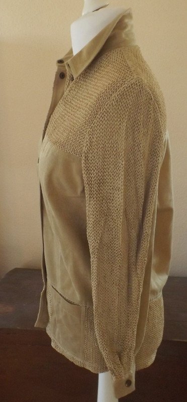 Best Connections, Hemdbluse, Beige, Gr. 34 (eher größer)