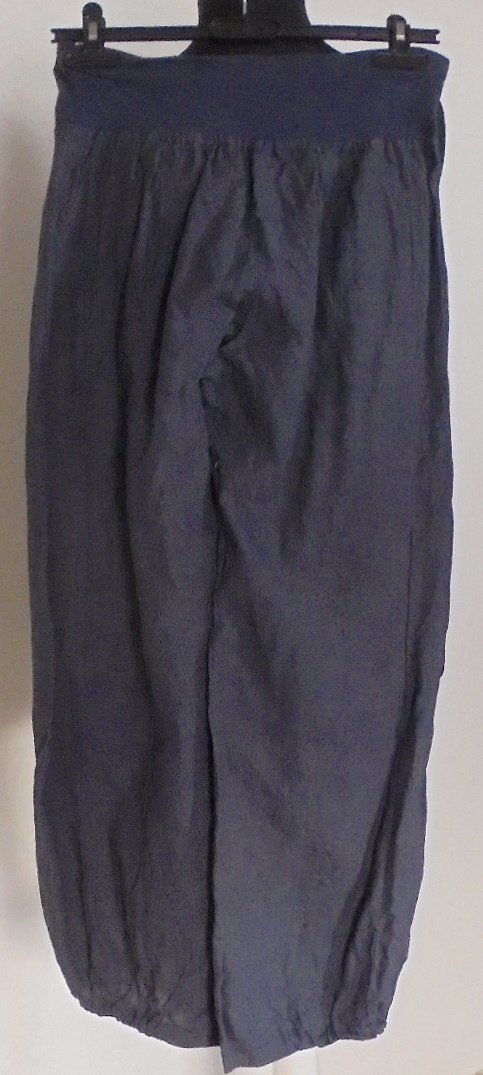 Leinenhose, Dunkelblau, XL, Made in Italy