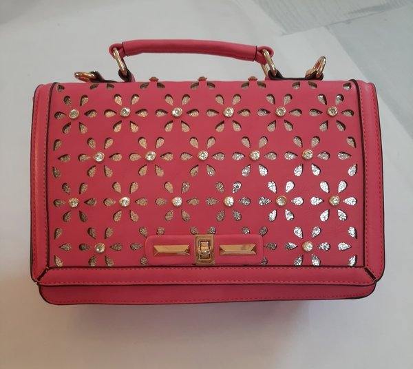 Handtasche mit Glitzereffect