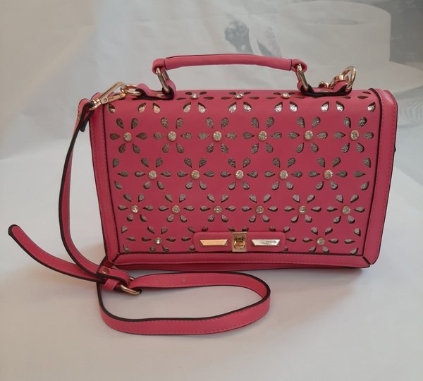Handtasche mit Glitzereffect