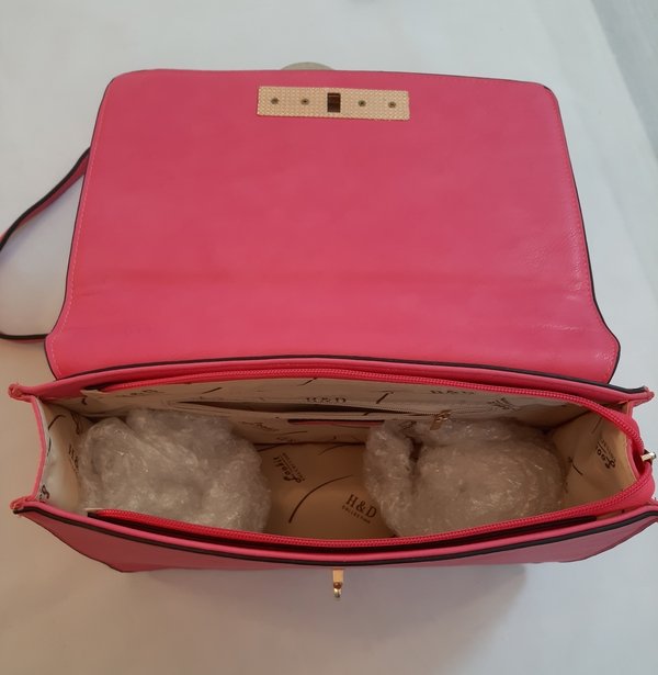 Handtasche mit Glitzereffect
