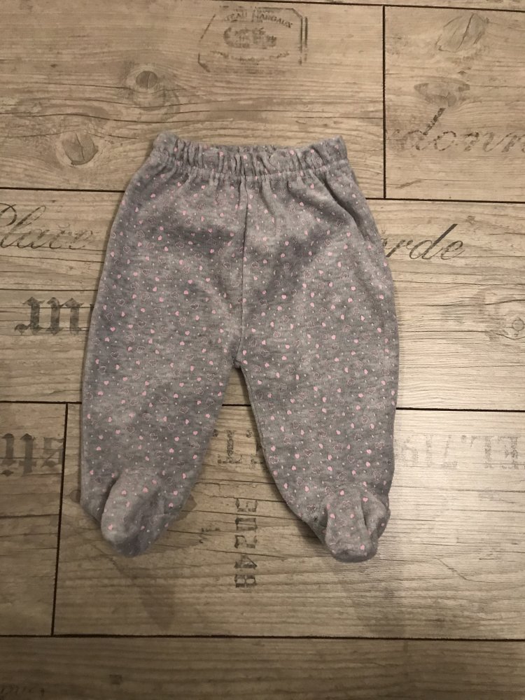 kuschelige Hose mit Füßen Gr. 68