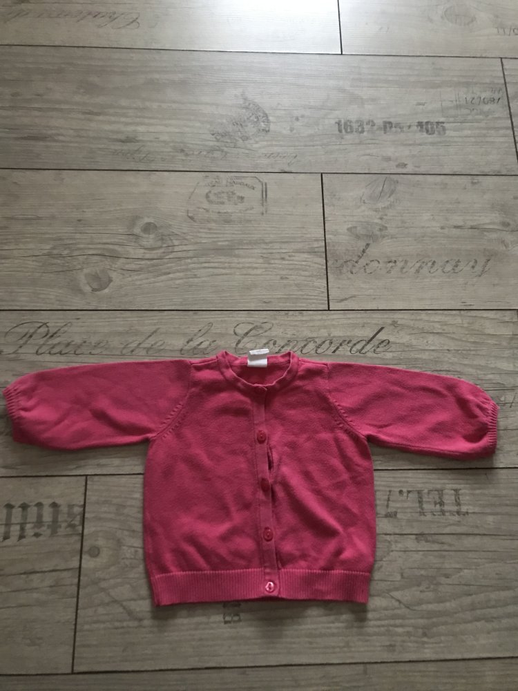 Strickjacke Gr. 62 rot 
