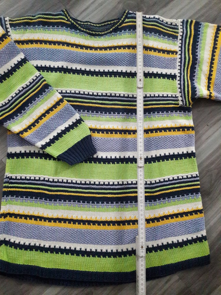 Pullover Baumwolle HANDGESTRICKT (getragen) TOP-Zustand