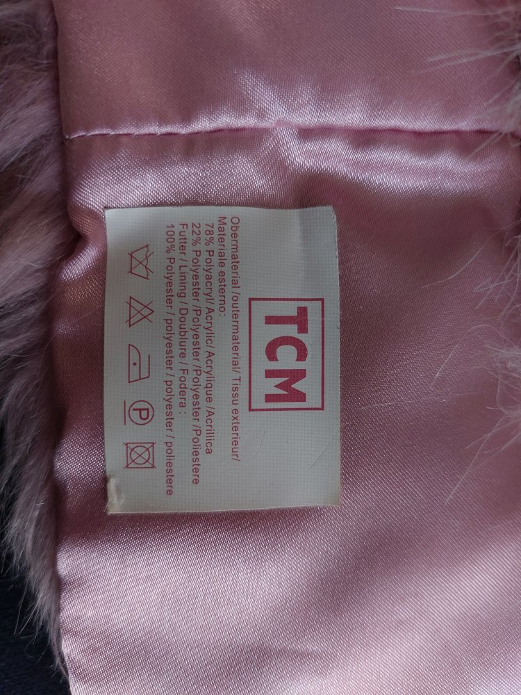 Fellschal rosa