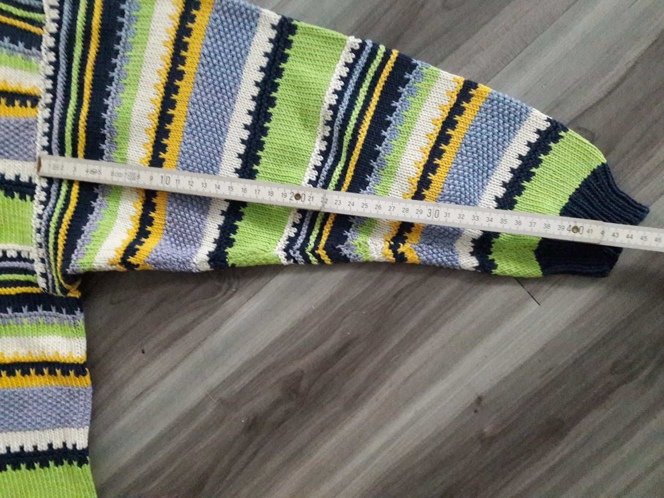 Pullover Baumwolle HANDGESTRICKT (getragen) TOP-Zustand