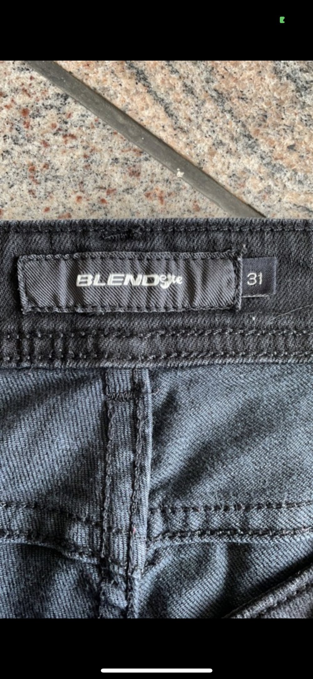 Schwarze Jeans 