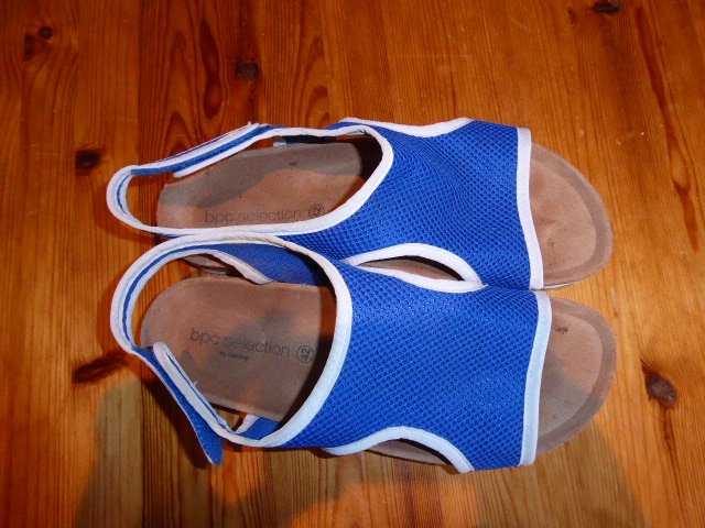 Damen Sandalen Blau Gr. 42 wenig getragen Biostep