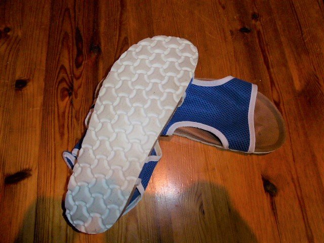 Damen Sandalen Blau Gr. 42 wenig getragen Biostep