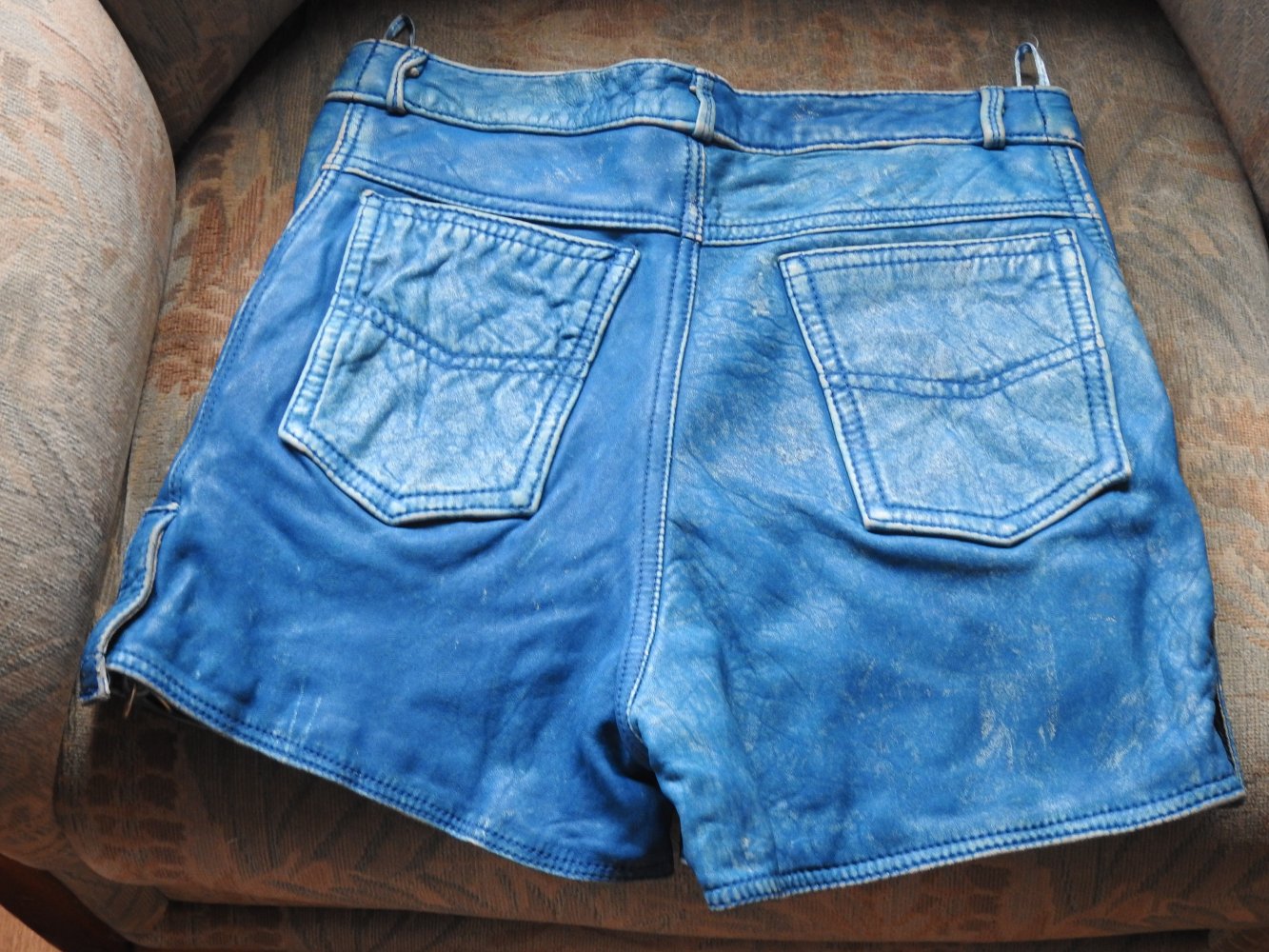 Ledershorts-Missjoy-Gr. 38 - blau
