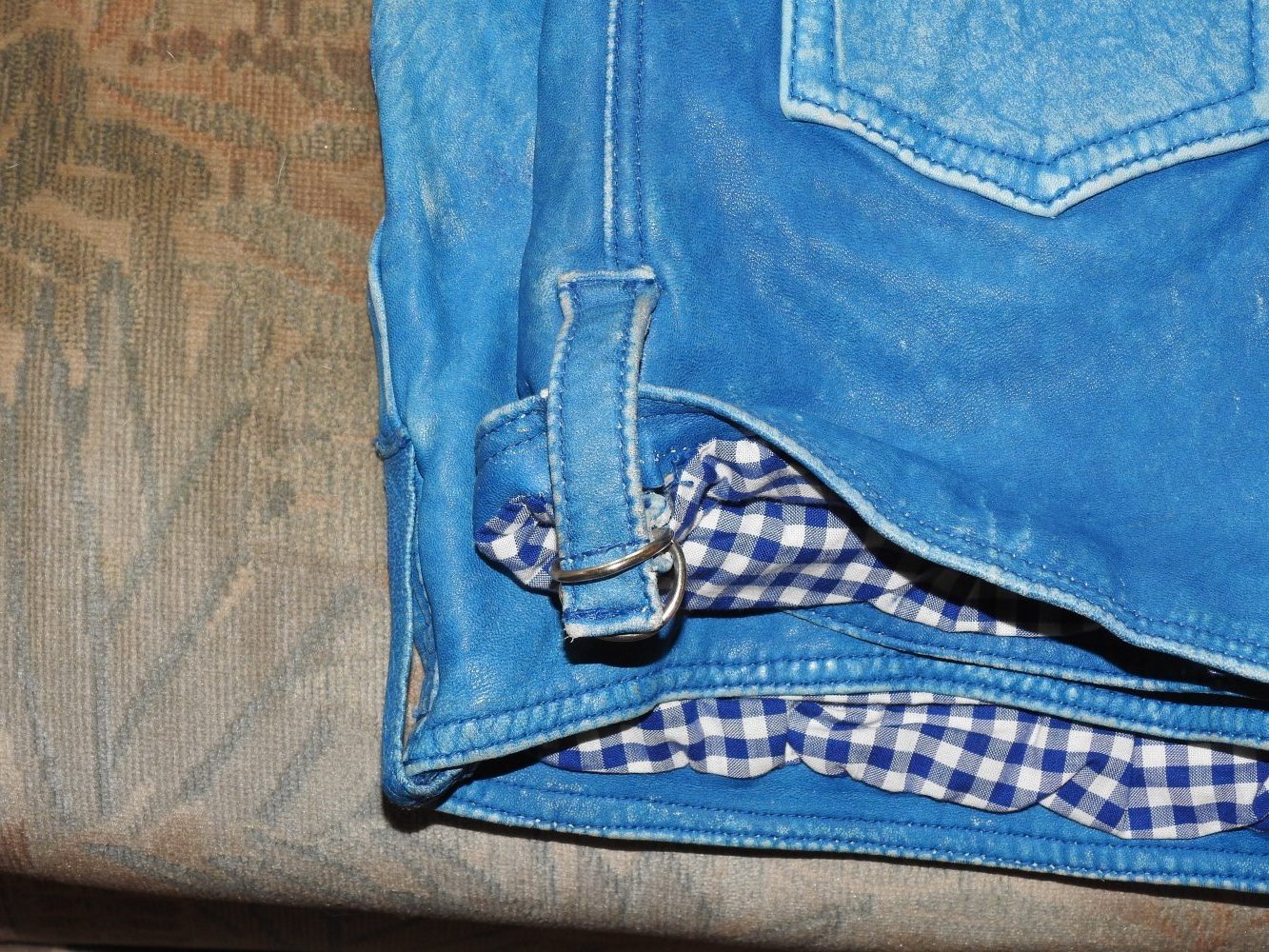 Ledershorts-Missjoy-Gr. 38 - blau