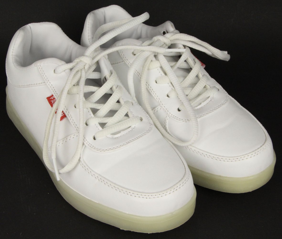LED-Schuhe Frauen Männer Gr-öße 35 36 leuchtend Sneaker weiß Schuhe Gr Größe Licht unisex LED Farbwechsel 