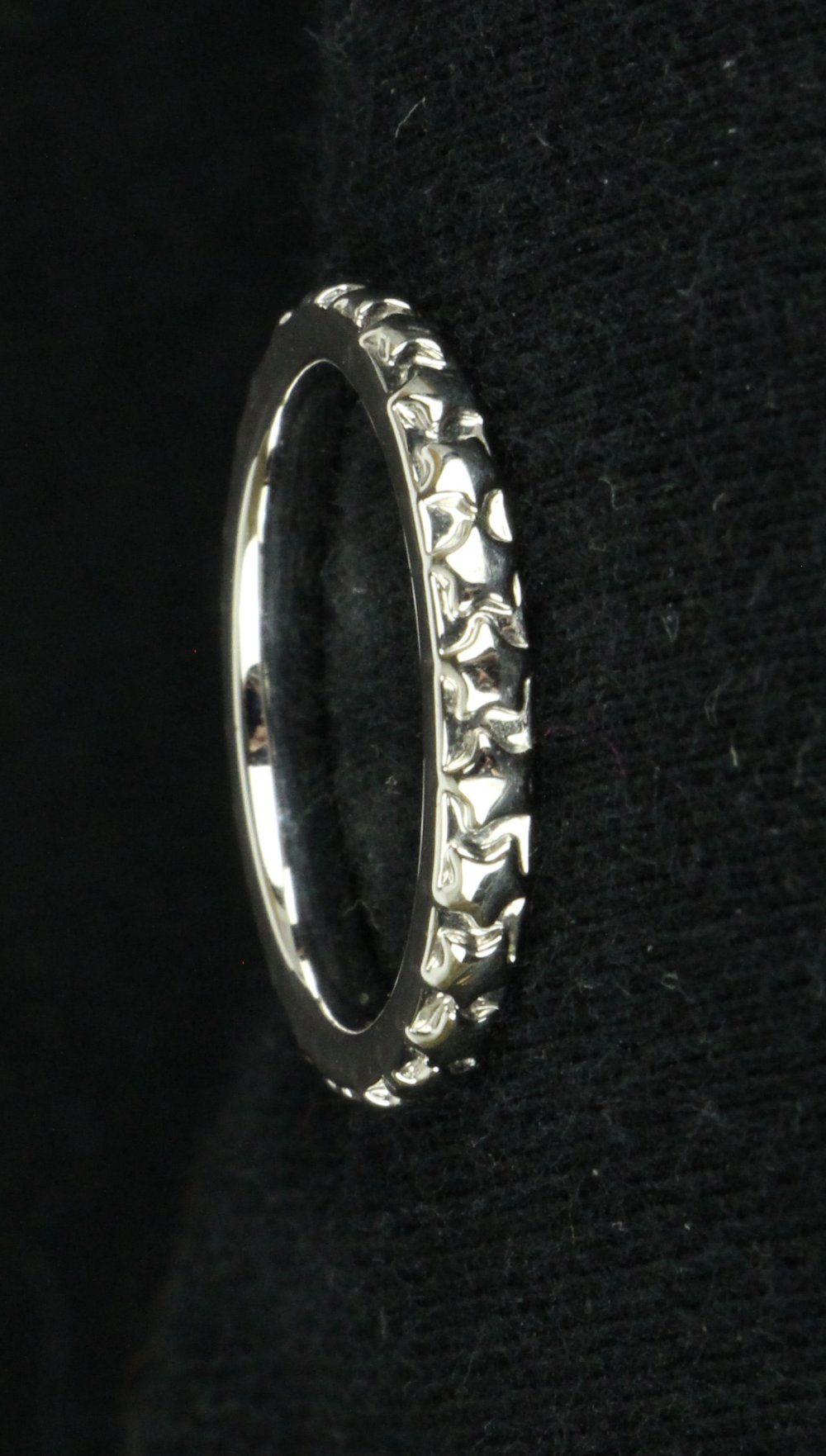 Ring silberfarben SternenMuster ModeSchmuck DamenRing silber stern schmuck